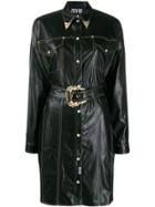 Versace Jeans Couture Cowboy Shirt Dress - Black
