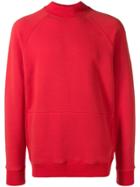 Ymc Long-sleeve Fitted Sweatshirt - Red