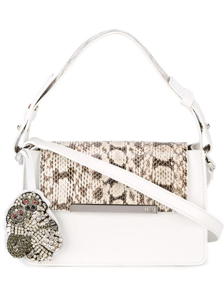 No21 Snakeskin Effect Cross-body Bag
