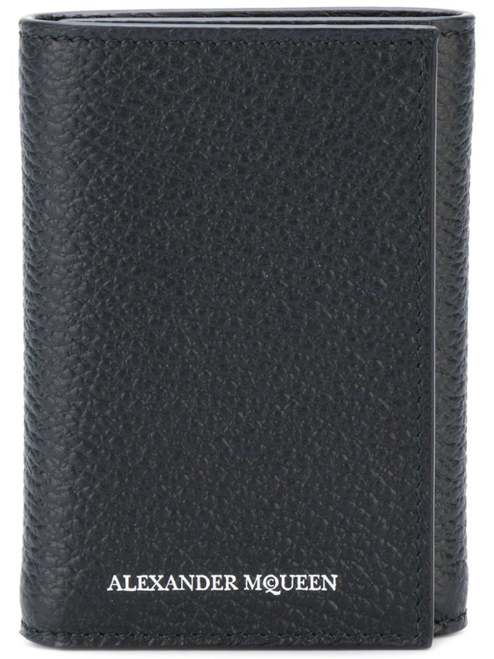 Alexander Mcqueen Tri-fold Wallet - Black