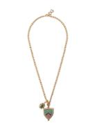 Dolce & Gabbana Crest Pendant Necklace - Gold