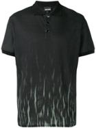 Just Cavalli Gradient Print Polo Shirt - Black