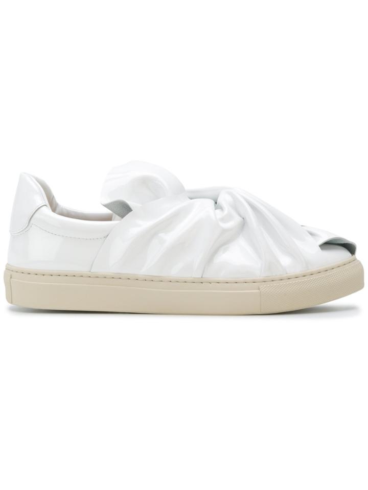 Ports 1961 Oversized Tie Detail Sneakers - White