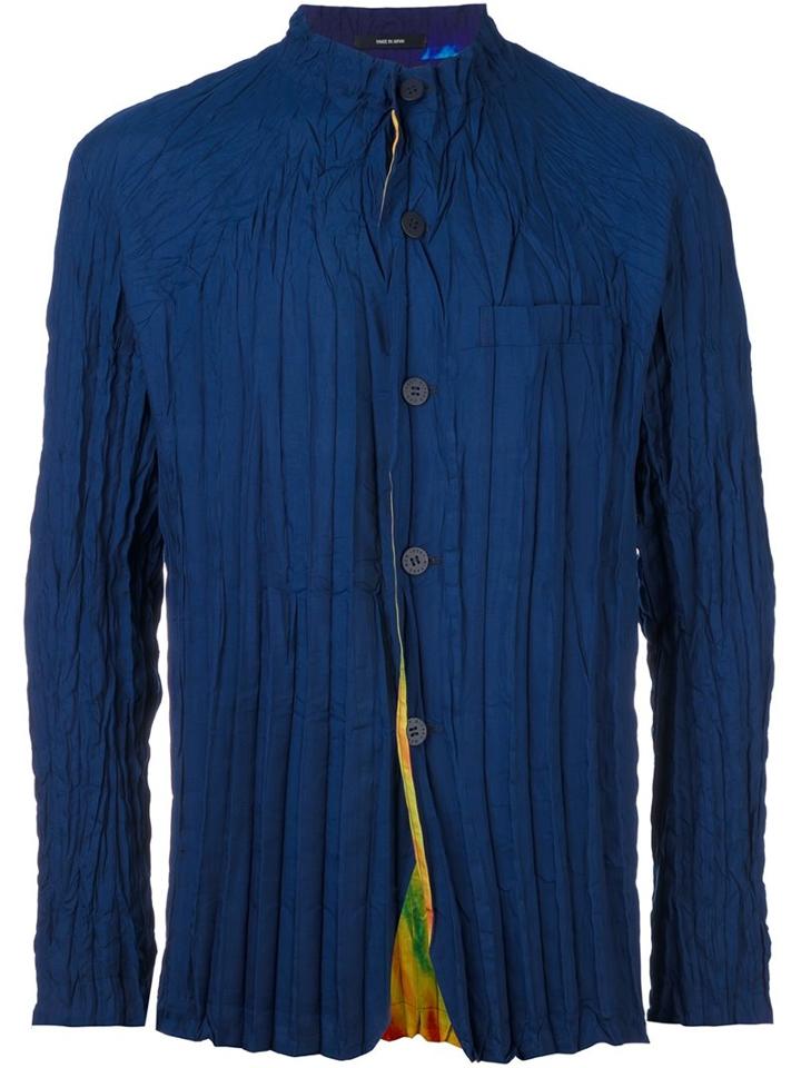 Issey Miyake Men Rumpled Reversible Shirt
