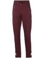 Courrèges High Waisted Track Pants - Pink & Purple