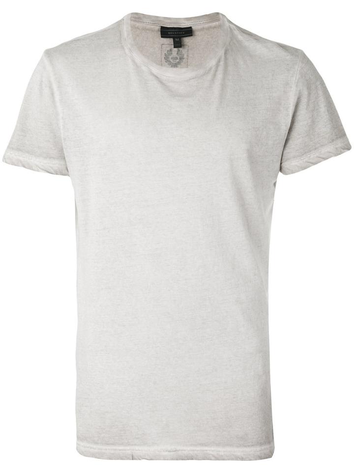 Belstaff Crew Neck T-shirt, Men's, Size: Medium, Nude/neutrals, Cotton