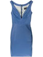 Dsquared2 V-neck Fitted Dress - Blue