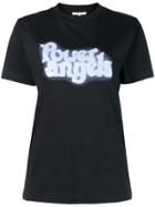 Ganni T Shirt Power Angels - Black