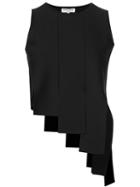 Opening Ceremony Asymmetric Tank Top, Women's, Size: M, Black, Viscose/spandex/elastane/nylon