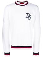 Dolce & Gabbana Logo 'king' Sweatshirt - White