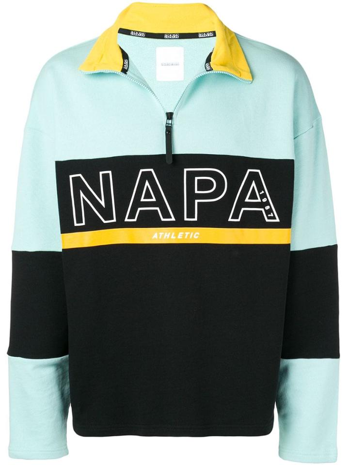 Napa Silver Logo Sweatshirt - Blue