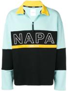 Napa Silver Logo Sweatshirt - Blue