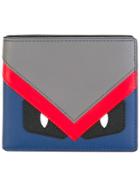 Fendi Eye Print Cardholder - Blue