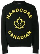Dsquared2 Hardcore Canadian Sweatshirt - Black