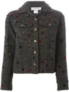Christian Dior Vintage Velvet Dots Jacket