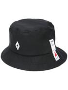 Marcelo Burlon County Of Milan Embroidered Logo Sun Hat - Black