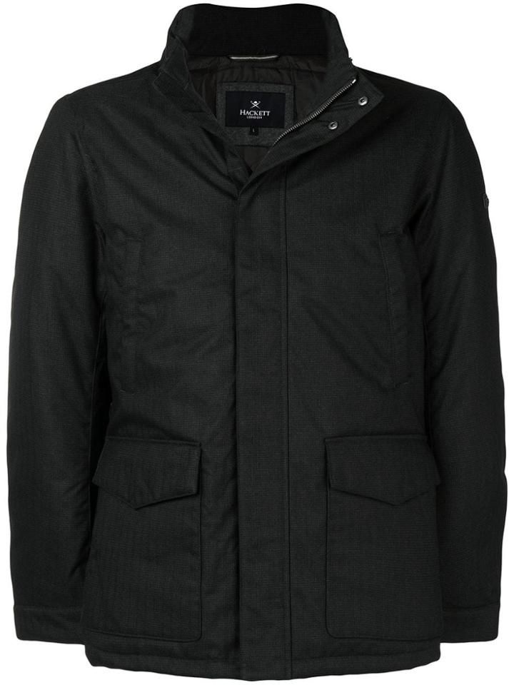 Hackett Concealed Front Padded Jacket - Brown