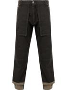 Delada Cropped Straight Leg Jeans - Black