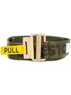 Heron Preston Packing Tape Belt - Green