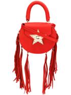 Salar Fringed Star Clasp Bag - Red