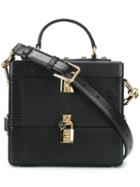 Dolce & Gabbana Double Padlock Box Bag, Women's, Black