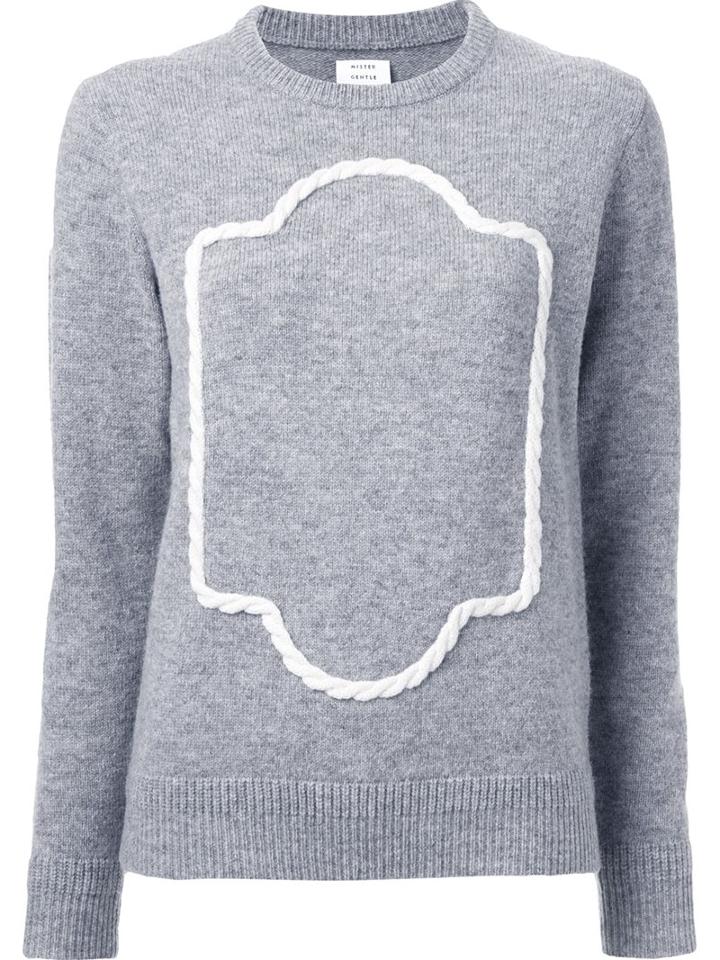 Me & Mr. Gentleman 'flame' Jumper, Women's, Grey, Nylon/wool