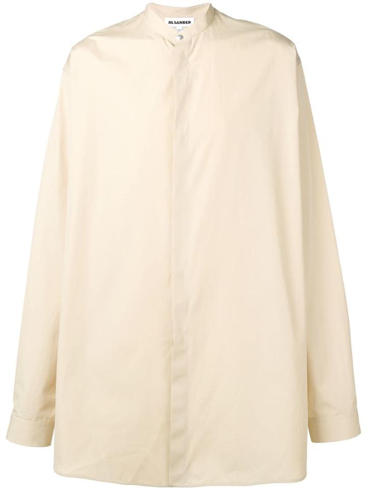 Jil Sander Round Neck Shirt - Neutrals