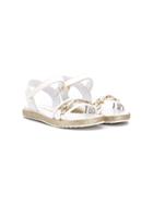 Cesare Paciotti Kids Teen Open-toe Sandals - White