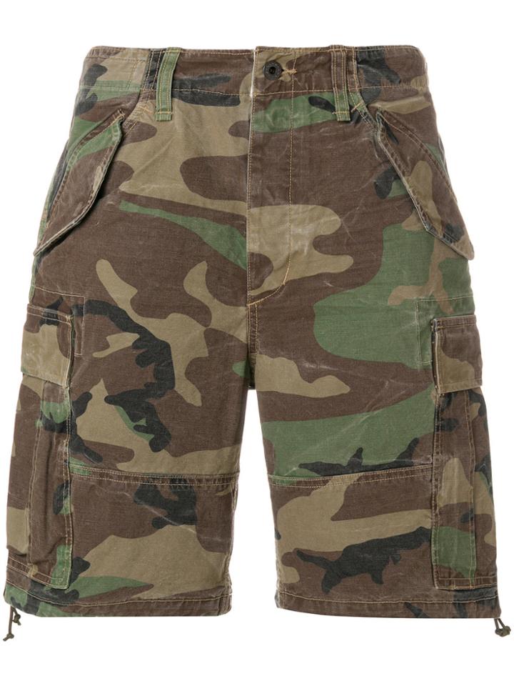 Polo Ralph Lauren Camo Cargo Shorts - Brown