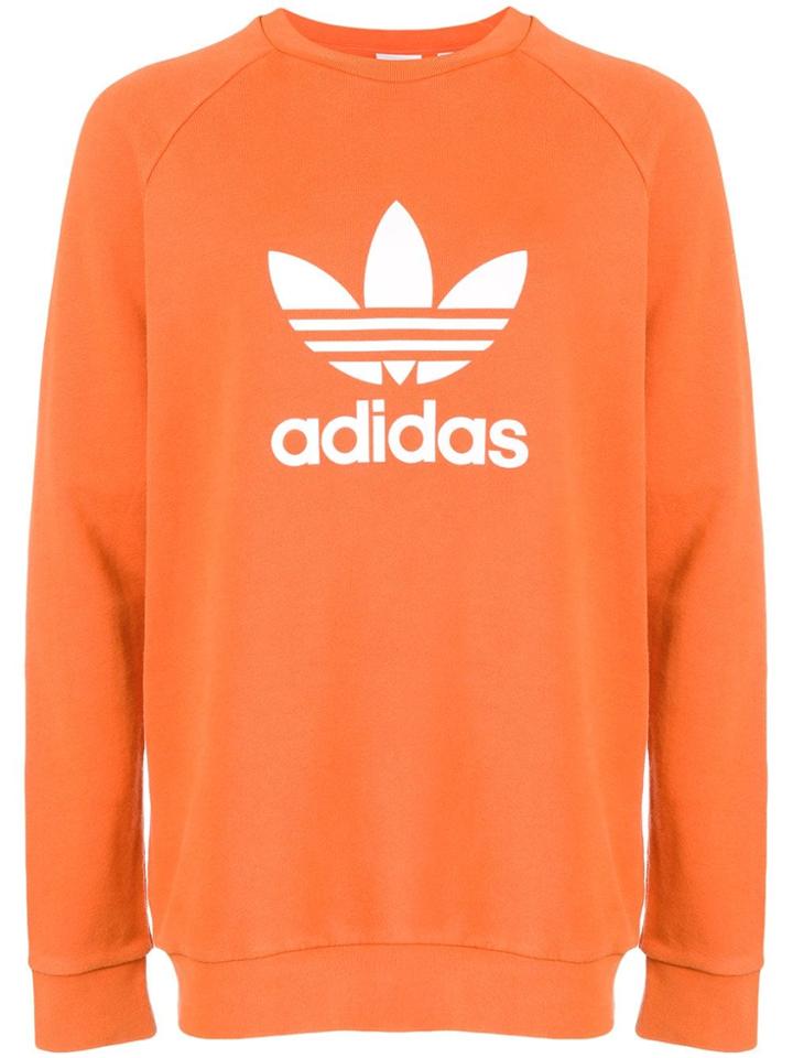 Adidas Adidas Originals Trefoil Warm Up Crew Sweatshirt - Yellow
