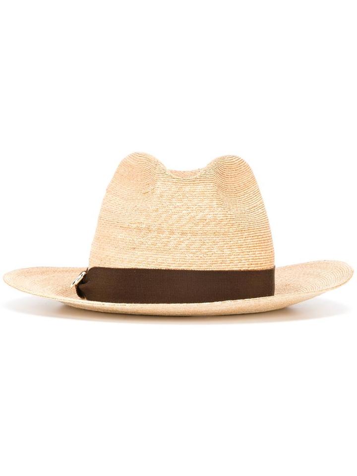 Dsquared2 Panama Hat, Women's, Size: Medium, Brown, Straw