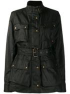 Belstaff Belted Shell Jacket - Black