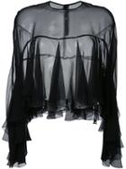 Philosophy Di Lorenzo Serafini Semi-sheer Frill Blouse