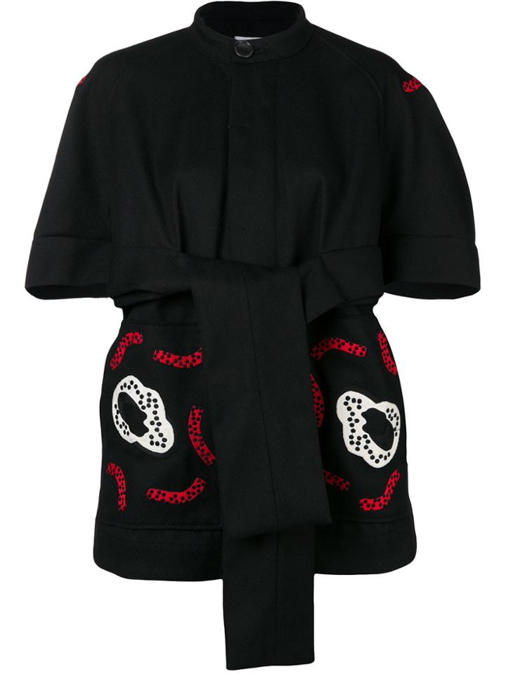 Henrik Vibskov Kombucha Embroidery Coat - Black