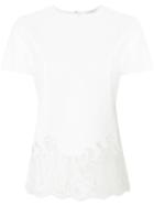 Givenchy Lace-hem T-shirt - White