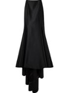 Martha Medeiros Maxi Skirt, Women's, Size: 44, Black, Silk/cotton