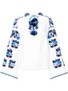 Vita Kin Embroidered Tassel Blouse - White