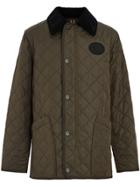Burberry Diamond Quilted Thermoregulated Barn Jacket - Green