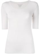 Majestic Filatures Round Neck T-shirt, Women's, Size: Ii, Pink/purple, Viscose/spandex/elastane