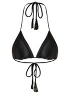 Martha Medeiros Triangle Bikini Top - Black