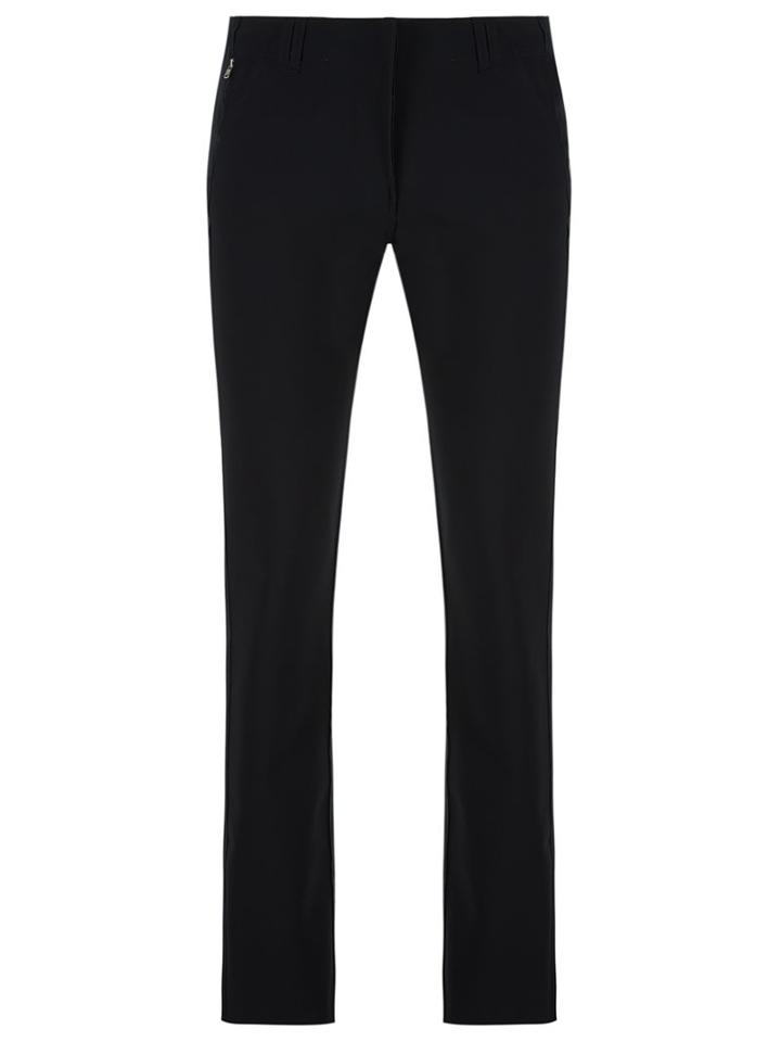 Gloria Coelho Slim Fit Trousers, Women's, Size: 40, Black, Elastodiene/polyimide