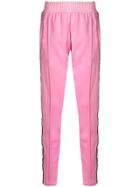 Chiara Ferragni Eye Motif Side Stripe Trousers - Pink & Purple