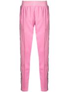 Chiara Ferragni Eye Motif Side Stripe Trousers - Pink & Purple