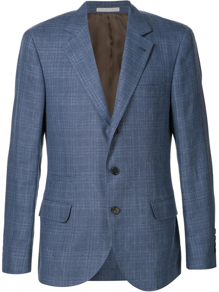 Brunello Cucinelli Woven Check Blazer