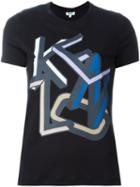 Kenzo Kenzo Letters Print T-shirt, Women's, Size: S, Black, Modal/cotton