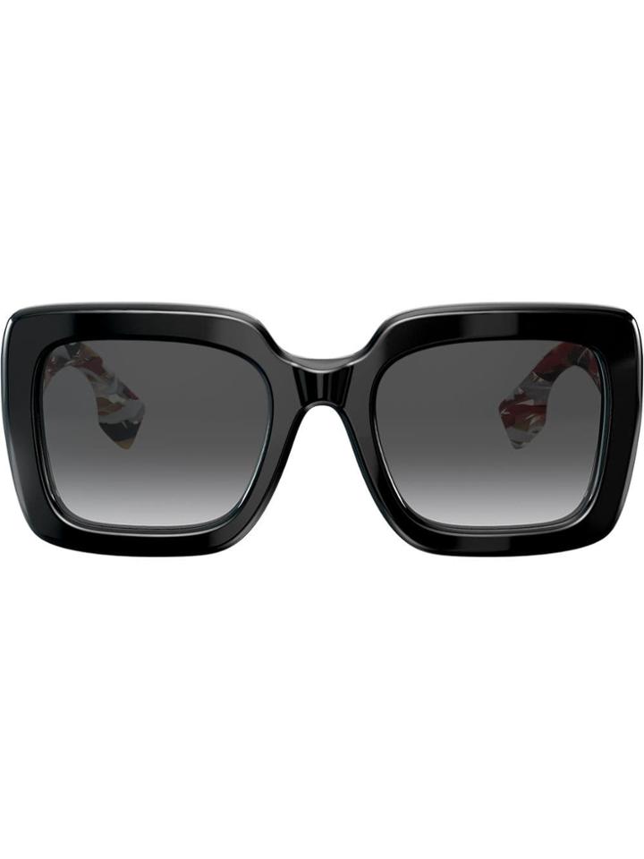 Burberry Eyewear Square Oversized Sunglasses - Black
