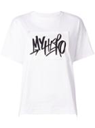 Sacai Graphic Printed T-shirt - White