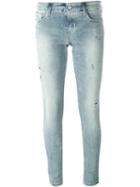 Diesel Skinzee-low Jeans, Women's, Size: 27/30, Blue, Cotton/polyester/spandex/elastane
