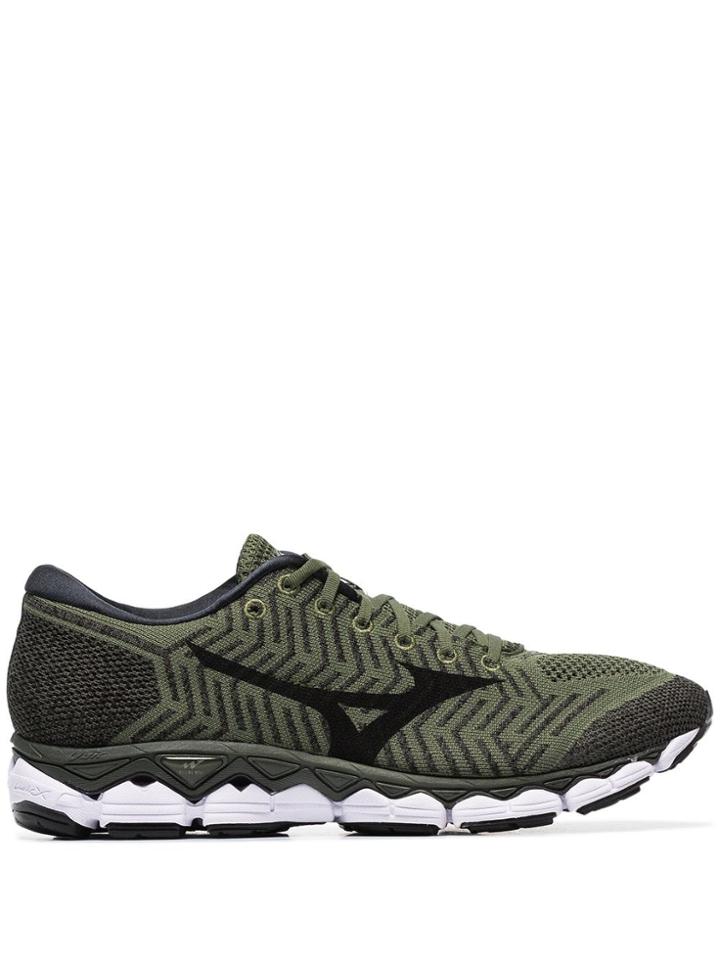 Mizuno Waveknit S1 Low Top Sneakers - Green