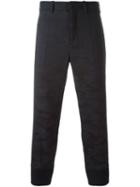 Neil Barrett Patterned Camouflage Trousers, Men's, Size: 48, Blue, Cotton/polyester/spandex/elastane/wool